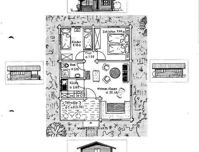 Дом отдыха Ferienhaus Chalet 21 Bayerischer Wald